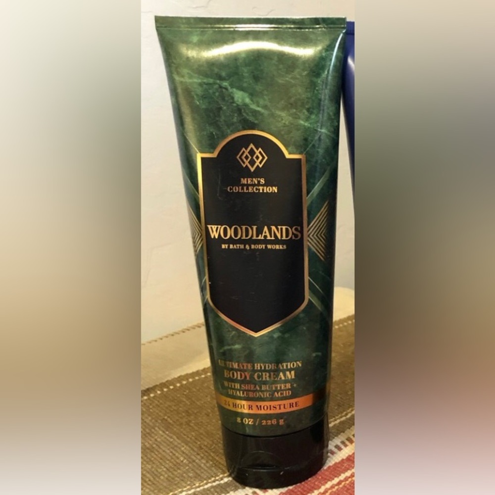 Bath & Body Works Mens Collection Woodlands Ultimate Hydration Body Cream 8oz